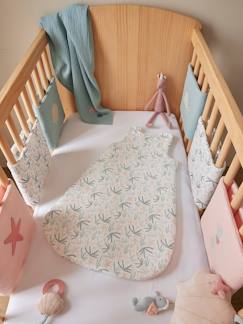 Sous l'océan-Baby Bettumrandung / Laufgitter-Polster ,,Ocean" Oeko-Tex®