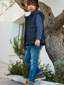 Junge-Mantel, Jacke-Daunenjacke-Jungen Weste mit Wattierung aus Recycling-Polyester