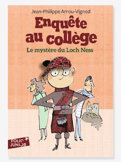 Spielzeug-Bücher (französisch)-Französisches Kinderbuch „Le mystère du Loch Ness - Enquête au collège“ Band 5 GALLIMARD JEUNESSE