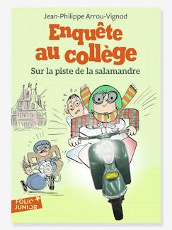 Jouet-Livres-Livres d'activités et de jeux-Sur la piste de la salamandre - Enquête au collège - T4 - GALLIMARD JEUNESSE