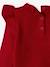 Robe jacquard bébé son bandeau et collant assorti rouge 