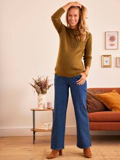 Umstandsmode-Hose-Weite Umstands-Jeans, Schrittlänge 78 cm