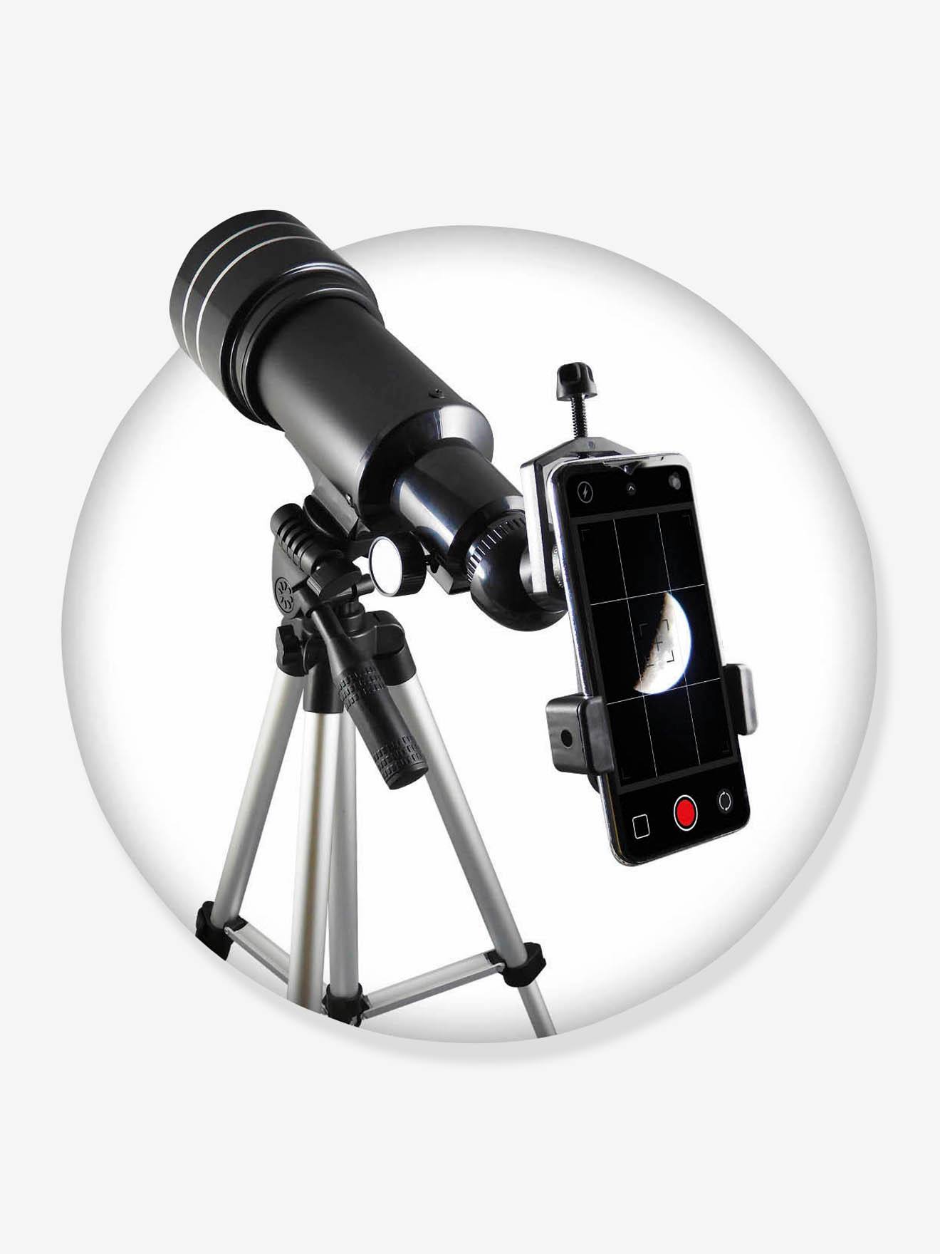 Télescope lunaire 30 activités - BUKI - noir, Jouet