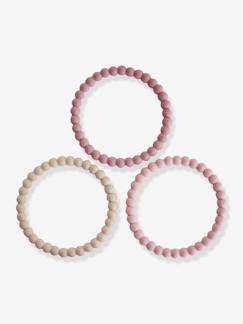 Jouet-Lot de 3 bracelets de dentition perles - MUSHIE