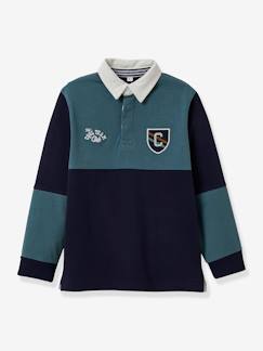 Garçon-T-shirt, polo, sous-pull-Polo-Polo rugby garçon CYRILLUS coton bio