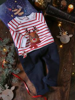Geschenksets zu Weihnachten-Baby Geschenk-Set: Sweatshirt & Hose, Weihnachten Oeko-Tex