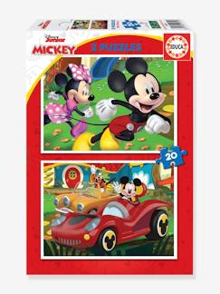 Spielzeug-Lernspiele-Puzzle-2er-Set Kinder Puzzles, 20 Teile „Mickey Fun House“ EDUCA