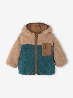 Baby-Mantel, Overall, Ausfahrsack-Baby Wendejacke mit Kapuze, Wattierung Recycling-Polyester