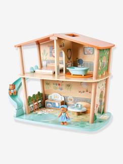 Spielzeug-Fantasiespiele-Figuren, Miniwelten, Helden und Tiere-Kinder Tigerhaus HAPE mit Holz FSC