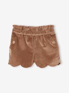 Fille-Short-Short en velours fille