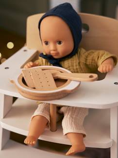 Spielzeug-Babypuppen und Puppen-Mannequinpuppe und Zubehör-Babypuppe „Pomea“ DJECO, Schlafaugen