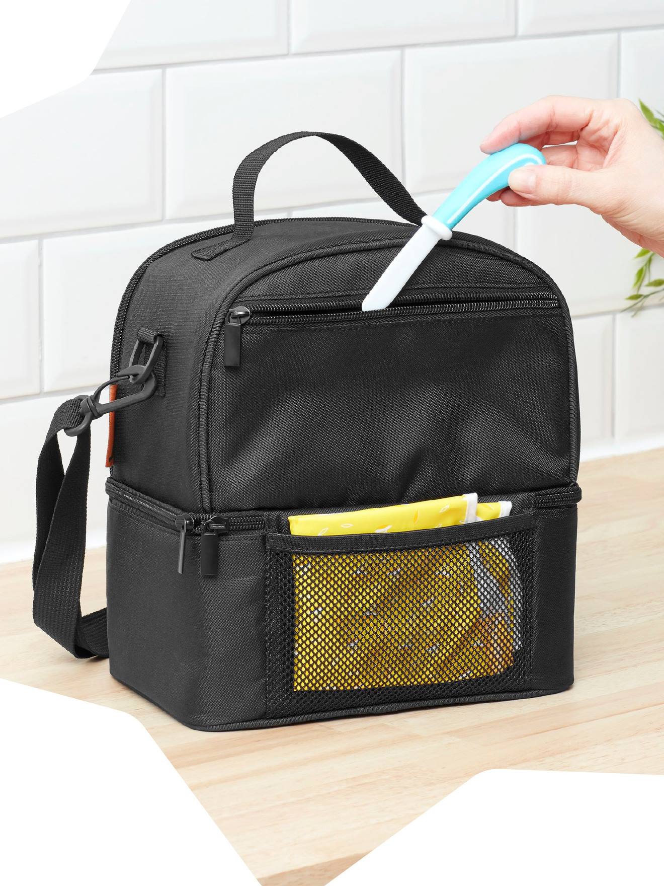 Sac isotherme repas lunch box multipoche personnalisable