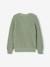 Mädchen Strickjacke mit V-Ausschnitt hellgelb+koralle+salbeigrün 