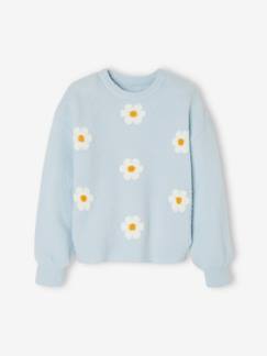 Mädchen-Pullover, Strickjacke, Sweatshirt-Weicher Mädchen Jacquardpullover