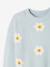 Weicher Mädchen Jacquardpullover himmelblau+rosa 