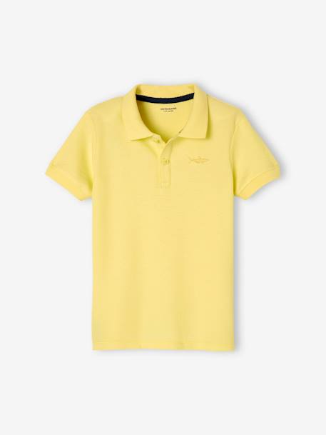 Jungen Poloshirt, kurze Ärmel elektrisch blau+grau meliert+hellblau+KHAKI+marine+pastellgelb+ROT+weiß 