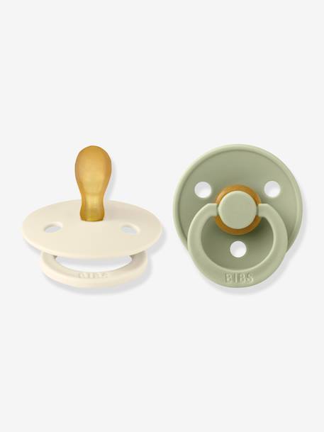 Lot de 2 sucettes-tétines Colour, taille 1 de 0 à 6 mois beige+terracotta 