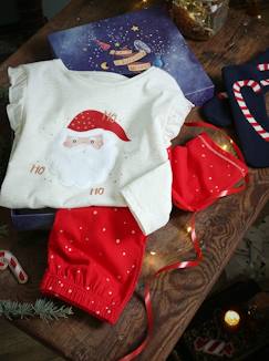 Mädchen-Pyjama, Overall-Mädchen Weihnachts-Geschenkbox: Schlafanzug & Socken