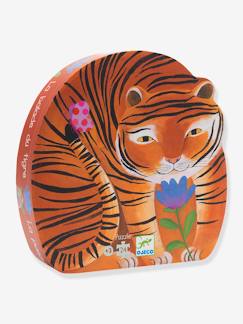 Spielzeug-Lernspiele-Puzzle-Puzzle, 24 Teile „Tiger auf Wanderschaft“ DJECO FSC MIX