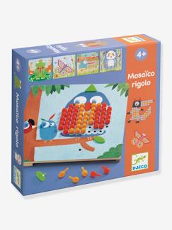 Spielzeug-Lernspiele-Formen, Farben und Assoziationen-Mosaik-Steckspiel „Rigolo“ DJECO