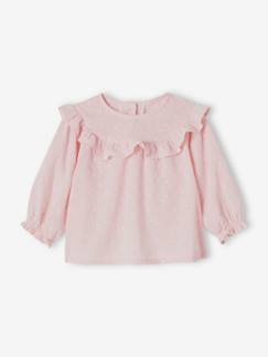 Baby-Hemd, Bluse-Mädchen Baby Volant-Bluse