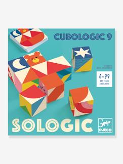 Spielzeug-Lernspiele-Formen, Farben und Assoziationen-Logik-Spiel „Cubologic 9“ DJECO FSC