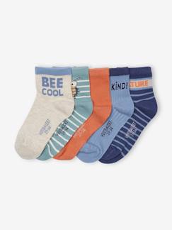 Junge-Unterwäsche-Socken-5er-Pack Jungen Socken, Bienen