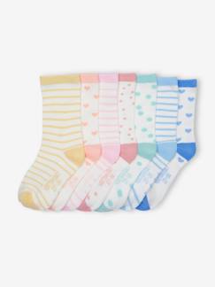 Mädchen-Unterwäsche-7er-Pack Mädchen Socken mit Wochentag