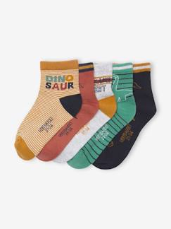 Junge-Unterwäsche-Socken-5er-Pack Jungen Socken, Dinos