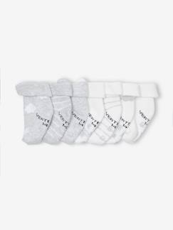 Bébé-Lot de 7 paires de chaussettes "nuages et ours" bébé  BASICS