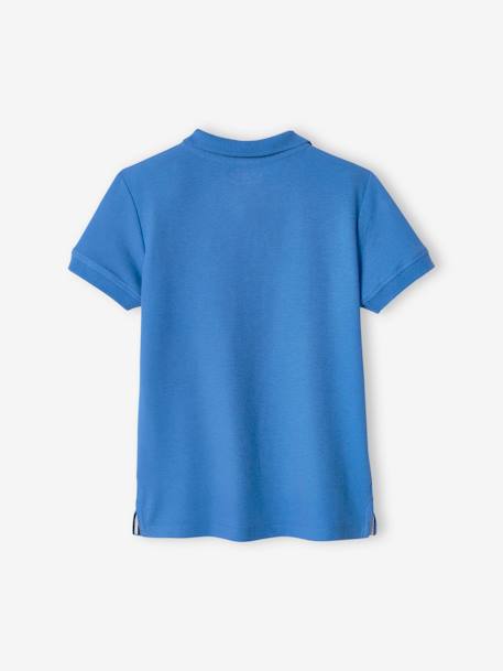 Jungen Poloshirt, kurze Ärmel elektrisch blau+grau meliert+hellblau+KHAKI+marine+pastellgelb+ROT+weiß 