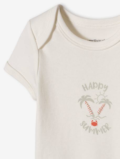 3er-Pack Baby Schlupfbodys aqua 
