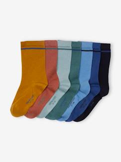 -7er-Pack Jungen Socken, zweifarbig
