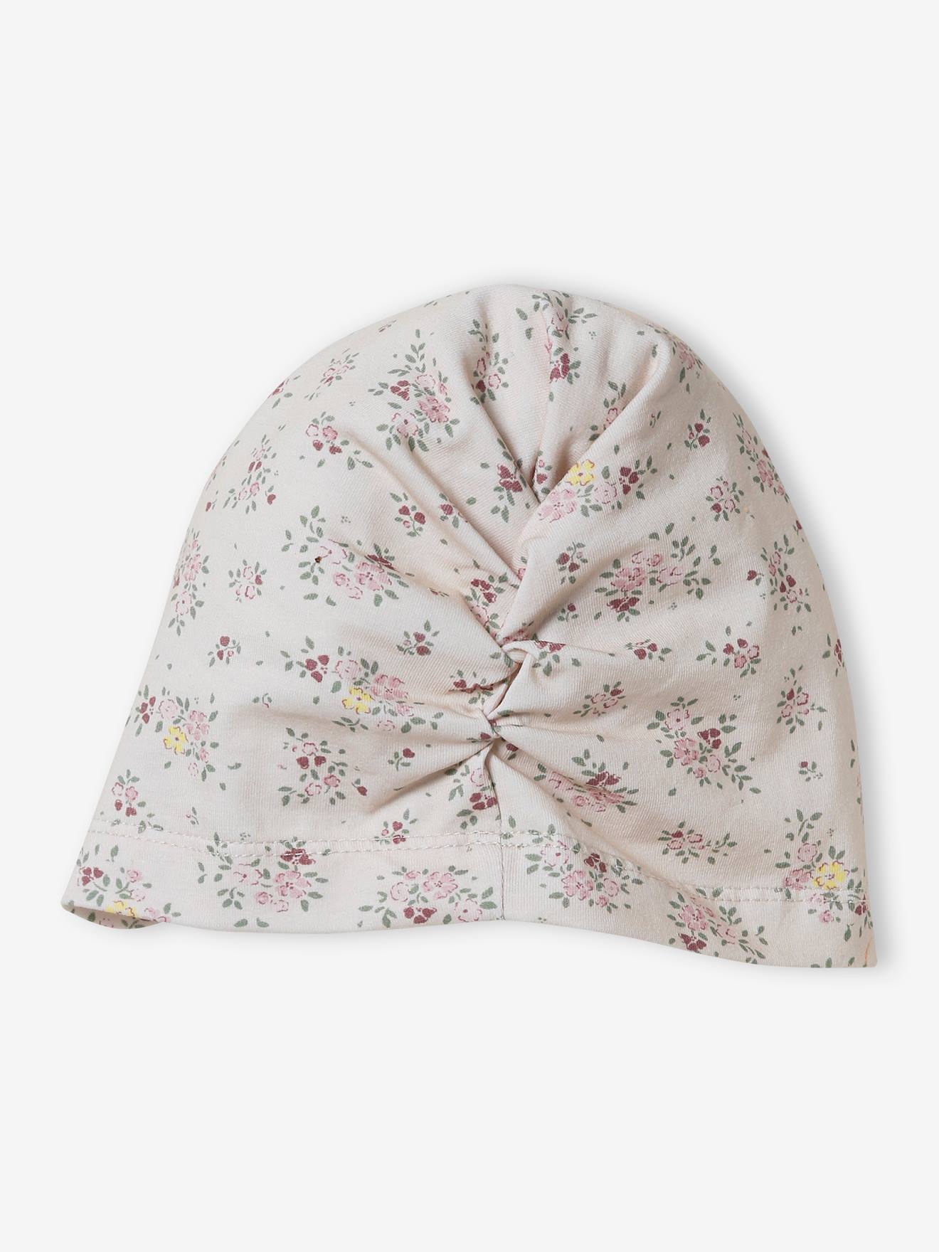 Acheter Chapeau pour bébé fille de 0 à 3 ans, grand nœud, bonnet en coton  doux, couleur unie, Turban pour enfants, casquette à nœud doux