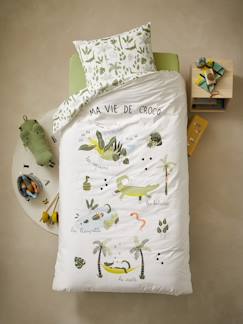 Linge de maison et décoration-Parure fourre de duvet + taie d'oreiller enfant TREK Oeko-Tex®