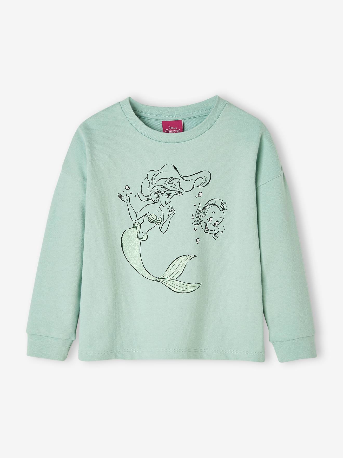 Mädchen Sweatshirt Disney®Arielle, die Meerjungfrau - eisblau, Mädchen