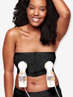 Vêtements de grossesse-Lingerie-Bustier d'expression MEDELA Hands-free pour lait maternel