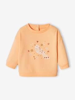 Bébé-Pull, gilet, sweat-Sweat basics en molleton bébé