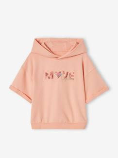 Mädchen-Pullover, Strickjacke, Sweatshirt-Sweatshirt-Mädchen Sport-Kapuzenshirt, kurze Ärmel