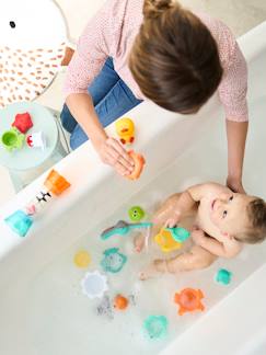 Spielzeug-Erstes Spielzeug-Badespielzeug-Badewannen-Set, 16 Teile INFANTINO®