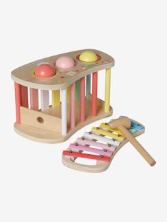 Jouet-Premier âge-Musique-Tap tap xylophone 2 en 1 en bois certifié FSC®