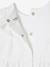 Baby T-Shirt mit bestickten Volants caramel+weiß 
