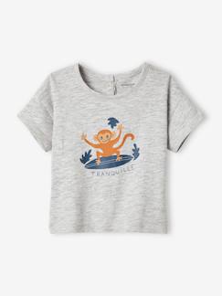 Baby-T-Shirt, Unterziehpulli-Baby T-Shirt mit Meerestieren