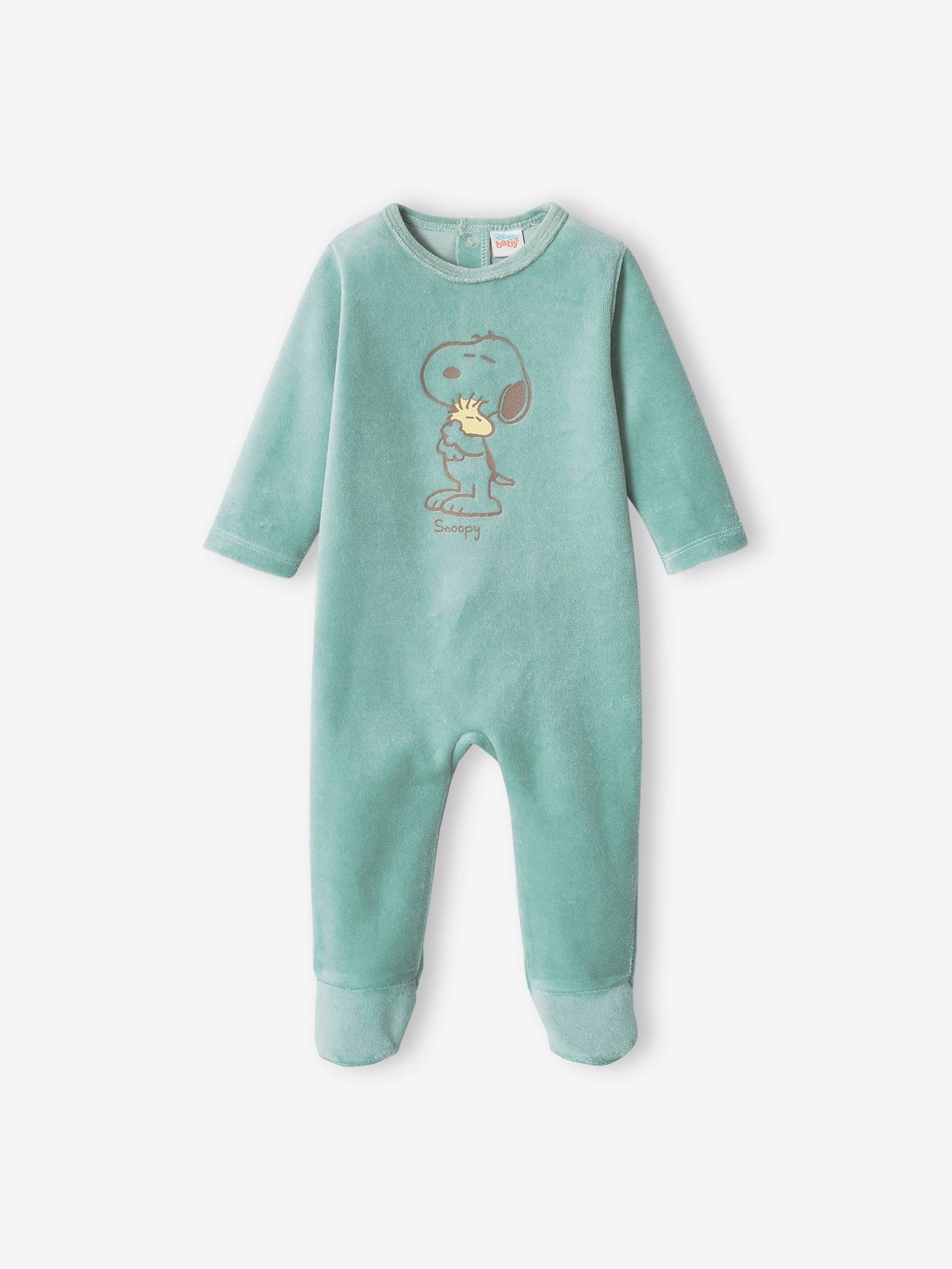 Pyjama bébé garçon Snoopy Peanuts® - vert sauge, Bébé