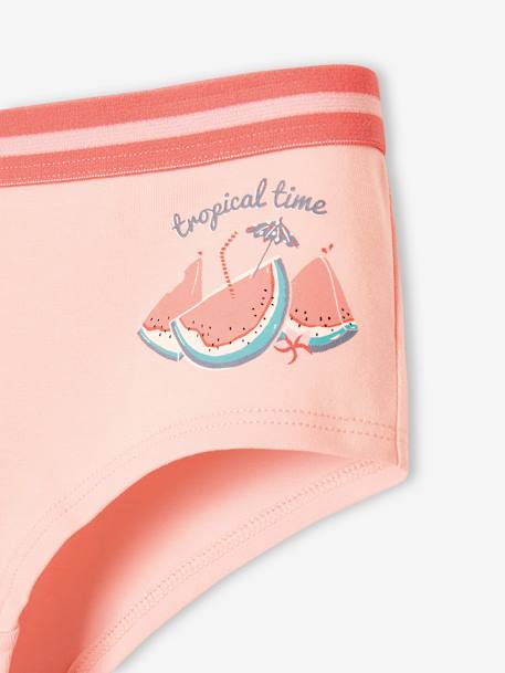 5er-Pack Mädchen Shortys pfirsich 