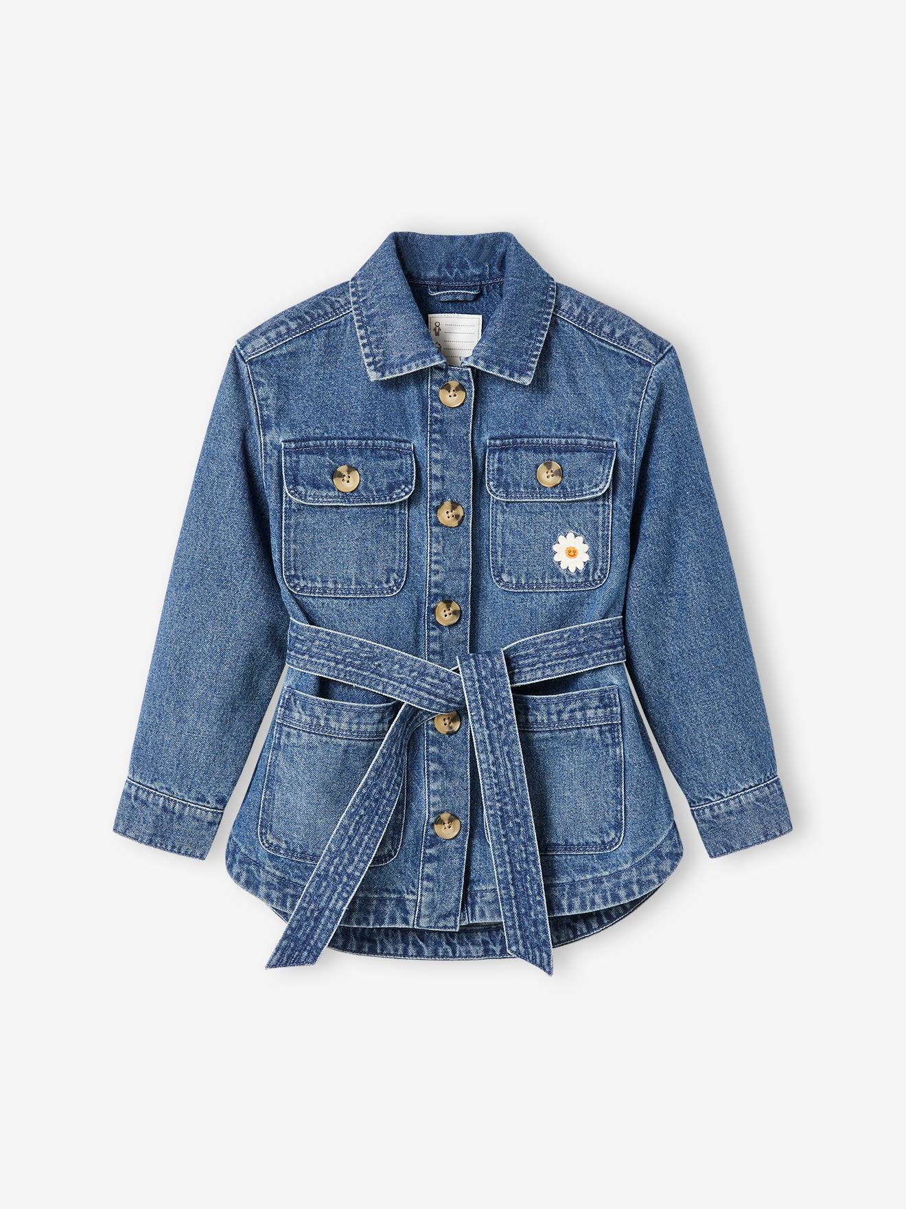 Veste en best sale jean brodée dos