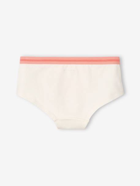 5er-Pack Mädchen Shortys pfirsich 