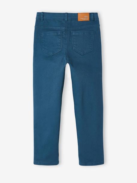 Pantalon Mom fit MorphologiK Fin fille écru+encre+pêche 