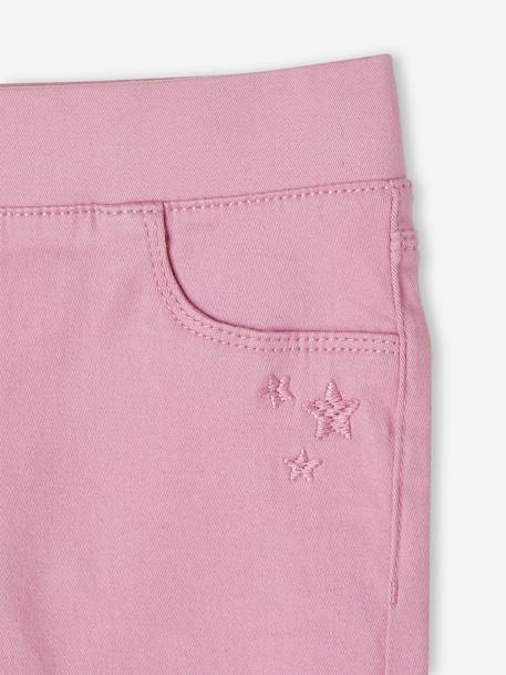 Farbige Mädchen Treggings aprikose pudrig+blush+graugrün+hellgelb+himmelblau+malve+tintenblau 