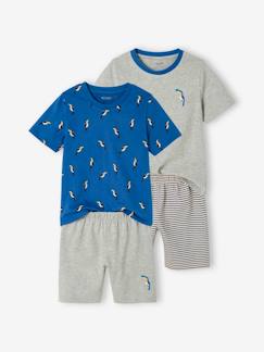 Garçon-Pyjama, surpyjama-Lot de 2 pyjashorts "Toucans" garçon